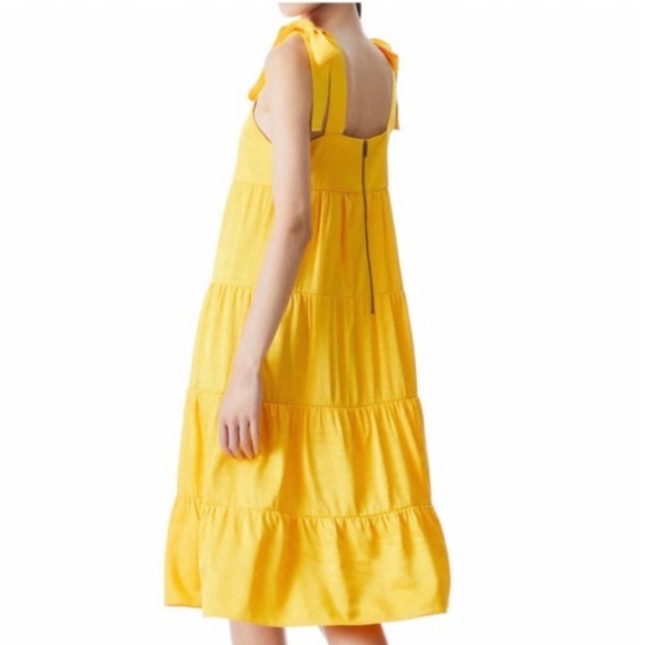 Alice + Olivia Cynthia Dress in Sunbeam Yellow NWT - Picture 2 of 11